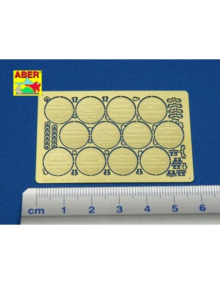 German WWII 200 Ltr. fuel drum covers, 1/48 - Aber Models 48 A18