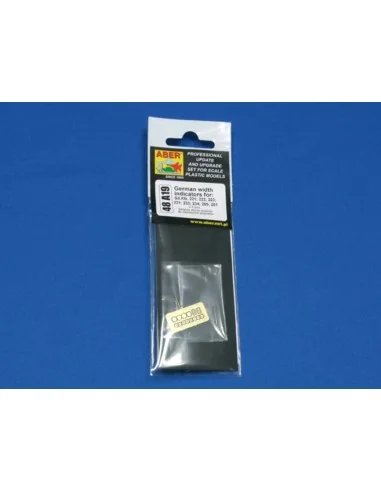 German width indicators, 1/48 - Aber Models 48 A19