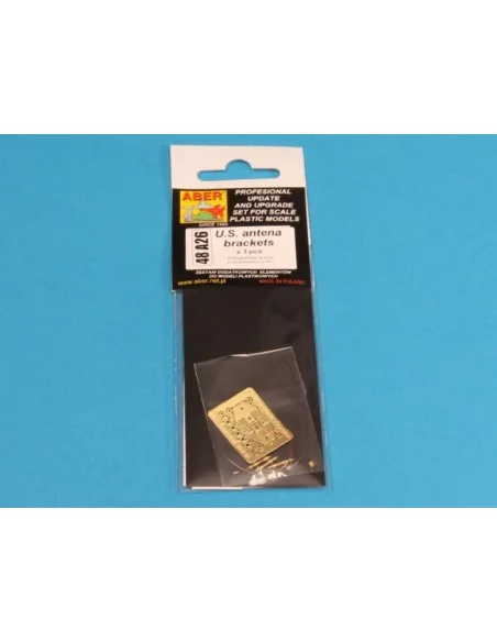 US antenna & brackets (set of 3 pcs), 1/48 - Aber Models 48 A26