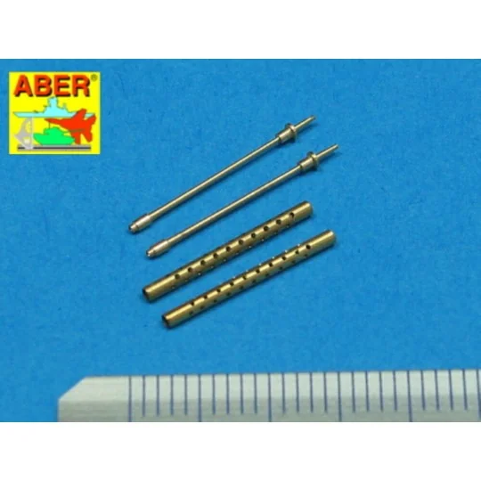 2 standard barrels for aircraft Browning M2 - Aber Models A48 017