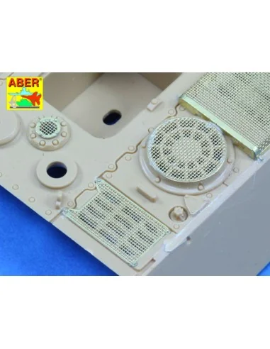 Grilles for King Tiger, 1/48 - Aber Models 48 A27