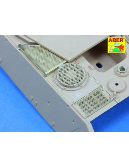 Grilles for King Tiger, 1/48 - Aber Models 48 A28