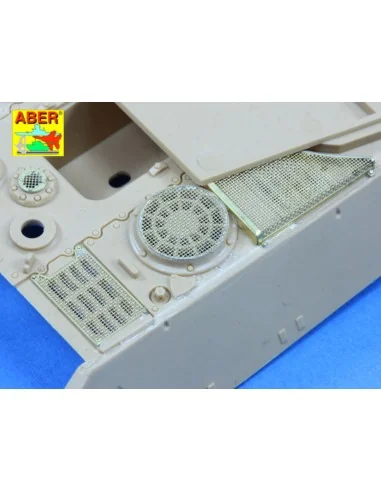 Grilles for King Tiger, 1/48 - Aber Models 48 A28