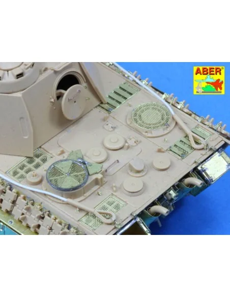 Grilles for Sd.Kfz. 171 Panther, Ausf.G Late model, 1/48 - Aber Mod...