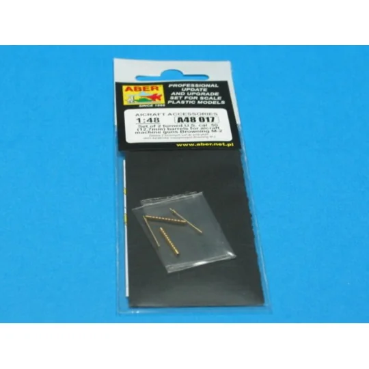 2 standard barrels for aircraft Browning M2, 1/48 - Aber Models A48...