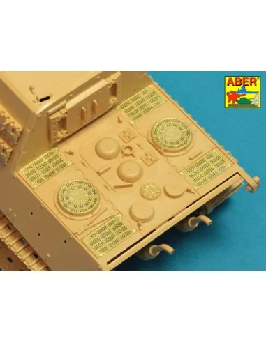 [NO_DESC] Grilles for Sd.Kfz.186 Jagdtiger, 1/48 - Aber Models 48 A30
