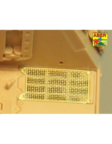 Grilles for Sd.Kfz.186 Jagdtiger, 1/48 - Aber Models 48 A30