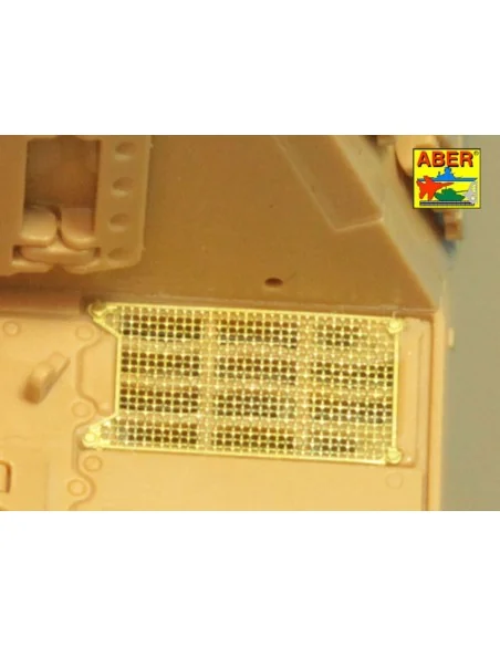 Grilles for Sd.Kfz.186 Jagdtiger, 1/48 - Aber Models 48 A30