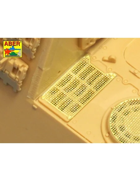 Grilles for Sd.Kfz.186 Jagdtiger, 1/48 - Aber Models 48 A30