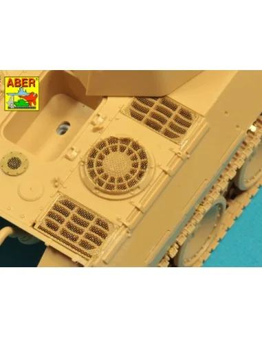 [NO_DESC] Grilles for Panther D, 1/48 - Aber Models 48 A33