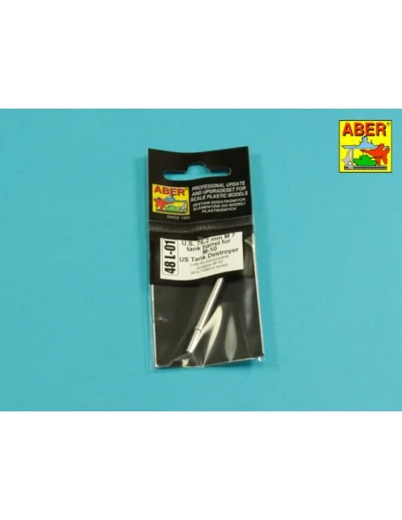 US 76, 2 mm M7 tank barrel for M-10, 1/48 - Aber Models 48 L-01