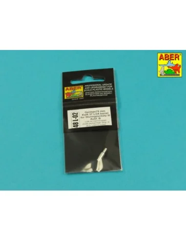 German 75mm barrel for Stu III B, 1/48 - Aber Models 48 L-02