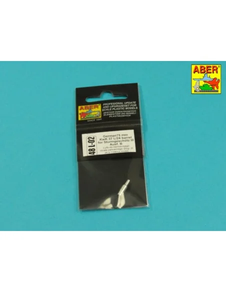 German 75mm barrel for Stu III B, 1/48 - Aber Models 48 L-02