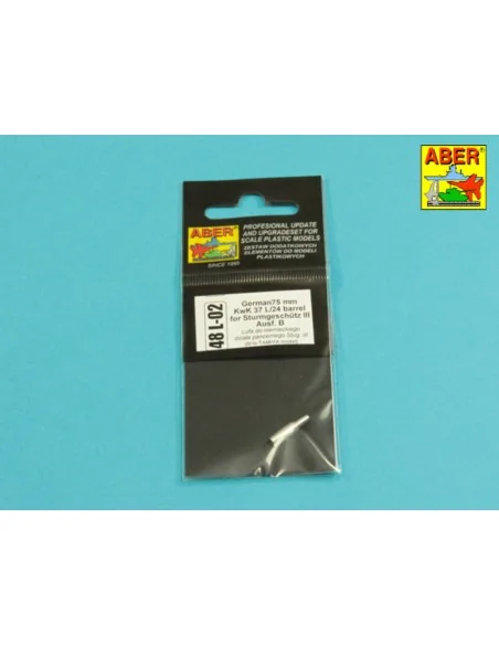 German 75mm barrel for Stu III B, 1/48 - Aber Models 48 L-02