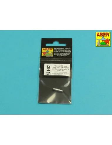 [NO_DESC] German 75mm barrel for Stu III B, 1/48 - Aber Models 48 L-02