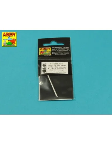 [NO_DESC] Russian 76, 2mm F-34 tank barrel for T-34/76, 1/48 - Aber...