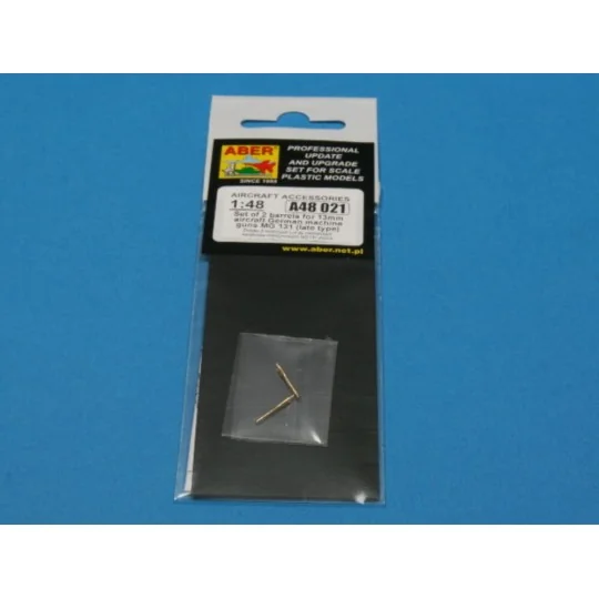 2 barrels for MG 131 (late type), 1/48 - Aber Models A48 021 2 barrels for MG 131 (late type), 1/48 - Aber Models A48 021