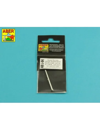 Russian 76, 2mm F-34 tank barrel for T-34/76, 1/48 - Aber Models 48...