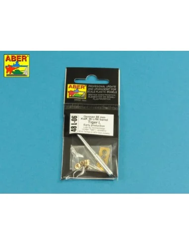 German 88 mm KwK 36 L/56 Tiger I Early Barrel, 1/48 - Aber Models 4...