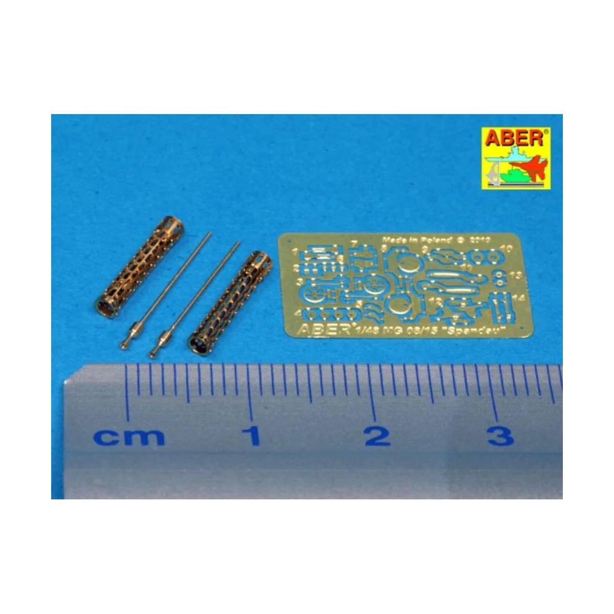 Set of two barrels for lMG 08/15 Spandau, 1/48 - Aber Models A48 040