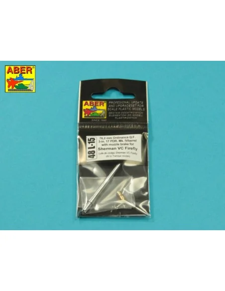 Tank Gun Barrel for British Sherma VC Firefly, 1/48 - Aber Models 4...