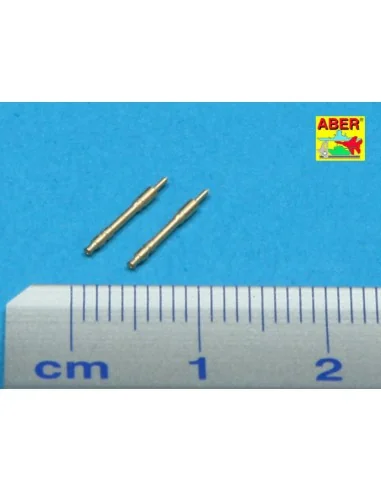 2 Barrels for German Tank MG 34, 1/48 - Aber Models 48 L-20