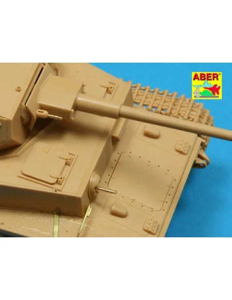 2 Barrels for German Tank MG 34, 1/48 - Aber Models 48 L-20