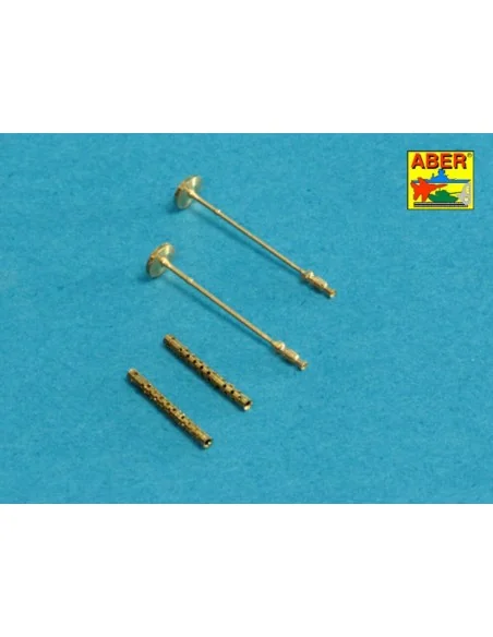 Set of 2 barrels for German machine guns MG34, 1/48 - Aber Models 4...