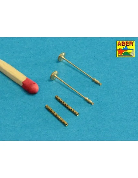 Set of 2 barrels for German machine guns MG34, 1/48 - Aber Models 4...