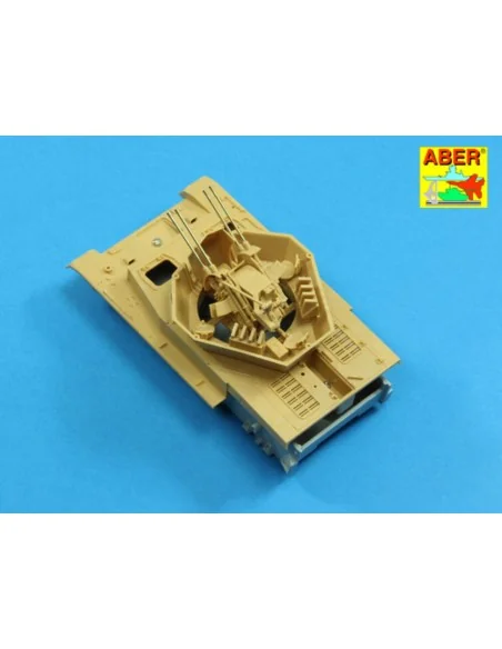 German Flak 38 barrels for Wirbelwind, 1/48 - Aber Models 48 L-24