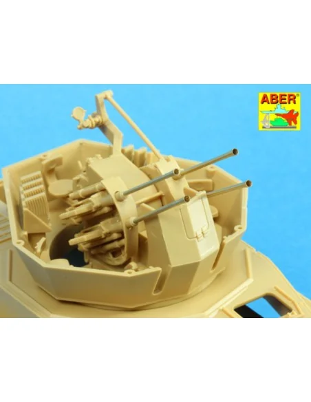 German Flak 38 barrels for Wirbelwind, 1/48 - Aber Models 48 L-24