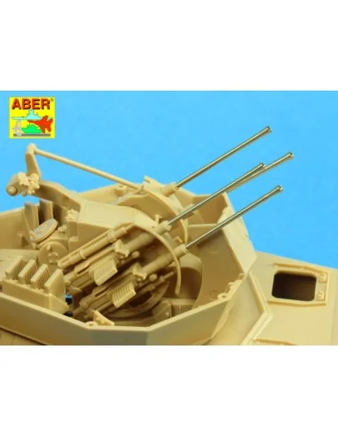 German Flak 38 barrels for Wirbelwind, 1/48 - Aber Models 48 L-24