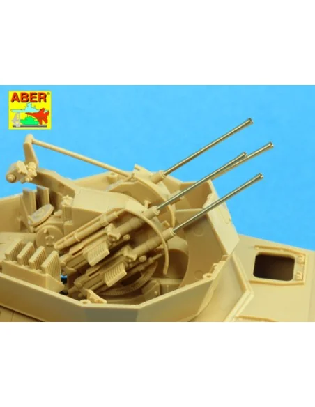 German Flak 38 barrels for Wirbelwind, 1/48 - Aber Models 48 L-24