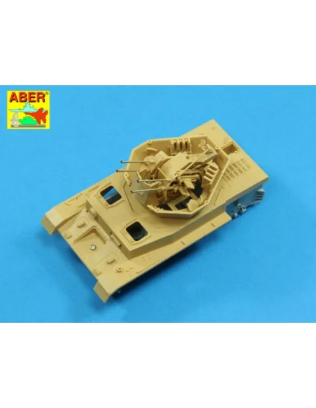 German Flak 38 barrels for Wirbelwind, 1/48 - Aber Models 48 L-24