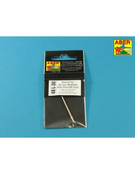 Barrel for 40 mm Bofors Anti Aircraft Gun, 1/48 - Aber Models 48 L-30