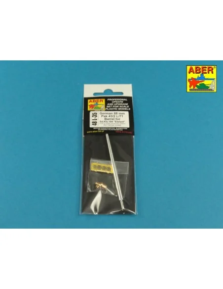 German 88mm Pak 43/2 L/71 barrel for Sd.Kfz.184 Elefant, 1/48 - Abe...