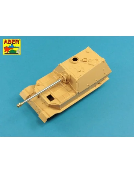 German 88mm Pak 43/2 L/71 barrel for Sd.Kfz.184 Elefant, 1/48 - Abe...