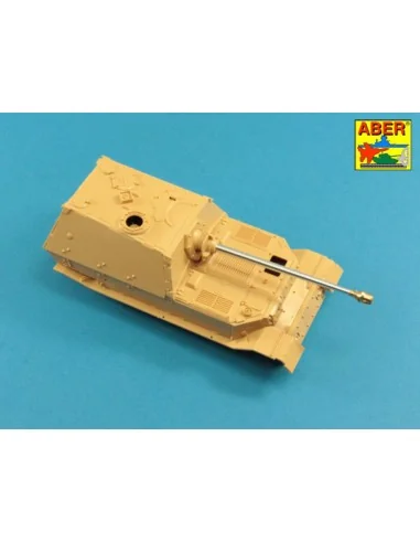 German 88mm Pak 43/2 L/71 barrel for Sd.Kfz.184 Elefant, 1/48 - Abe...