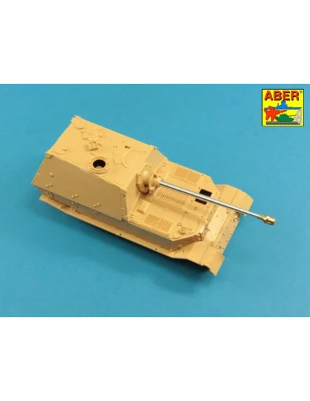 German 88mm Pak 43/2 L/71 barrel for Sd.Kfz.184 Elefant, 1/48 - Abe...