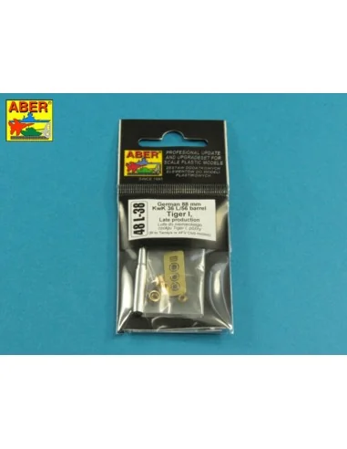 German 88 mm KwK 36 L/56 Tiger I Late Barrel, 1/48 - Aber Models 48...