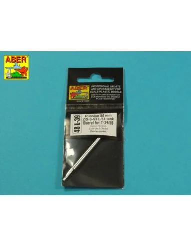 Russian 85 mm ZiS-S-53 L/51 barrel for T-34/85 model 43/44, 1/48 - ...