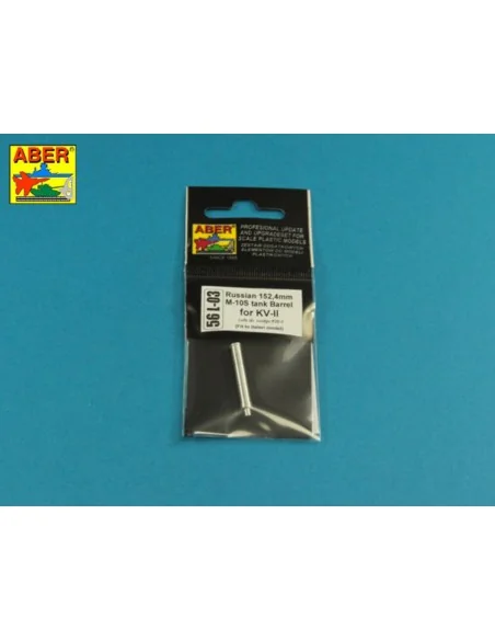 Russian 152, 4 mm M-10S barrel for KV-II, 1/56 - Aber Models 56 L-03