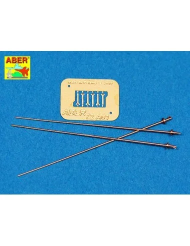 German 2 m antennas x3 pcs, 1/72 - Aber Models 72 A01