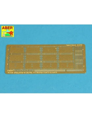 Side skirts for Panther A/D, 1/72 - Aber Models 72 A02