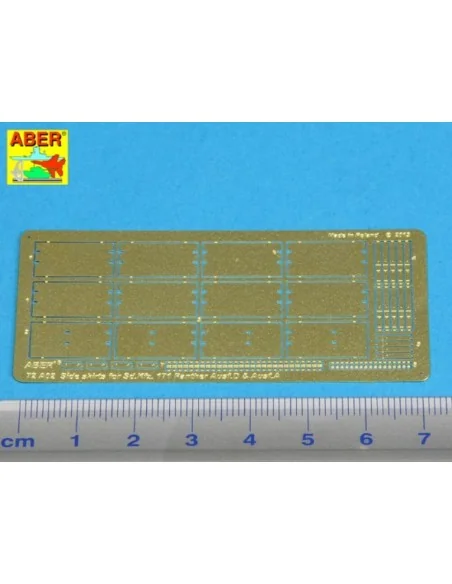 Side skirts for Panther A/D, 1/72 - Aber Models 72 A02