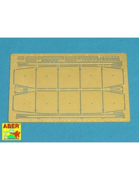 [NO_DESC] Side skirts for PzKpfw IVG, 1/72 - Aber Models 72 A04
