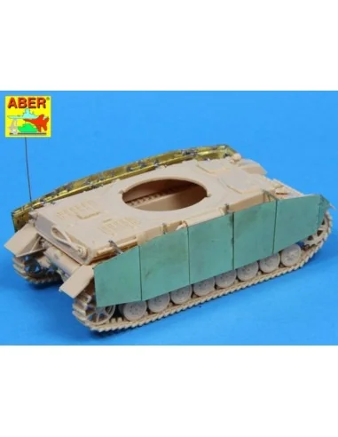Side skirts for Pz IV H, 1/72 - Aber Models 72 A05