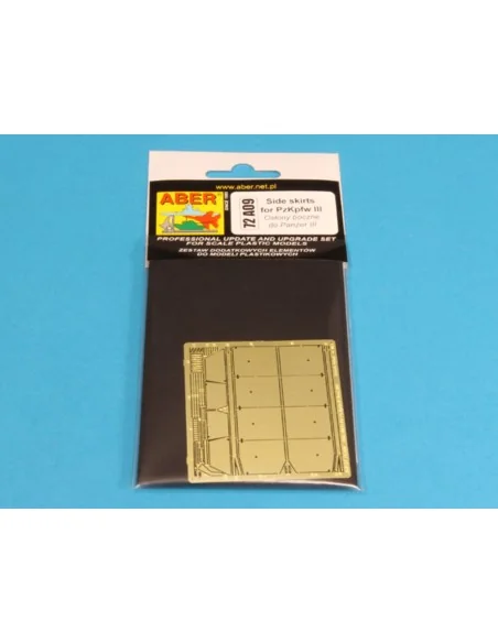 [NO_DESC] Side skirts for PzKpfw III, 1/72 - Aber Models 72 A09