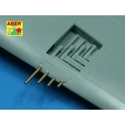 8 Browning M2 barrels for P-47 Thunderbolt, 1/48 - Aber Models A48 109 8 Browning M2 barrels for P-47 Thunderbolt, 1/48 - Aber Models A48 109