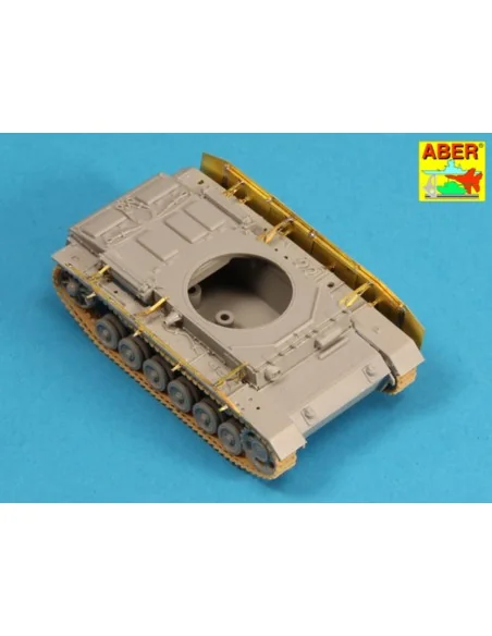 Side skirts for PzKpfw III, 1/72 - Aber Models 72 A09